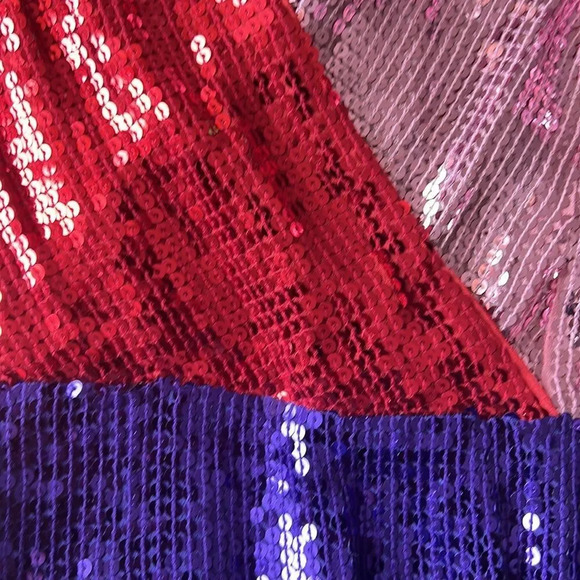 Alice +‎ Olivia Blaze Multicolor Sequinned Blouson Sleeve Mini Dress size 6 - Picture 6 of 6